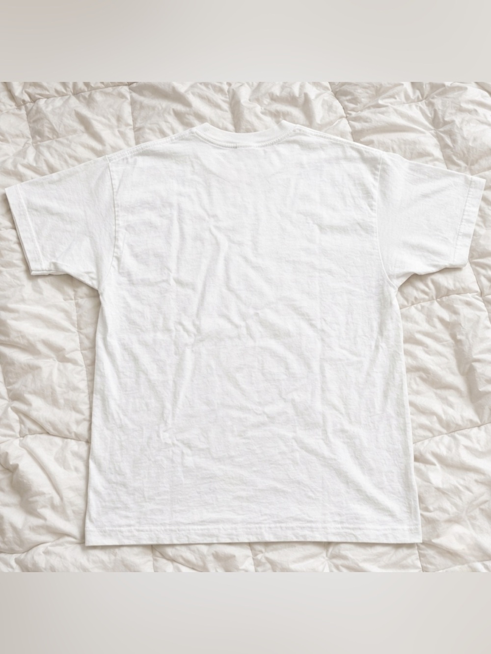 Hello Kitty White Short Sleeve Tee with Colorful Caterpillar Graphic - Picture 2 of 4
